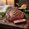 Ribeye on Wood